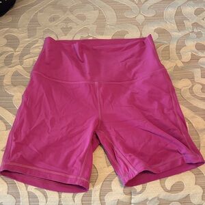 lululemon athletica Magenta Bike Shorts